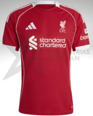 Camiseta local Liverpool F.C 2025/2026 Camiseta local Liverpool F.C 2025/2026